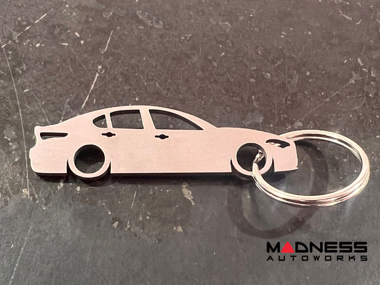 Keychain - Alfa Romeo Giulia Silhouette Design